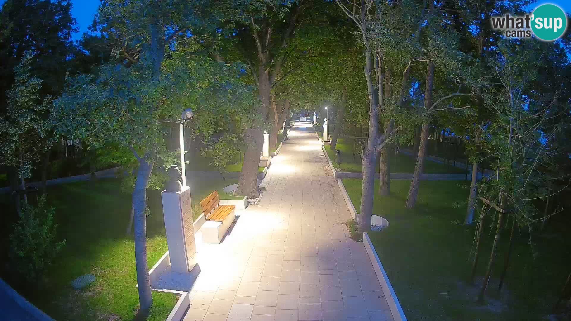 Writers’ Park Webcam Senj – Live by the Sea