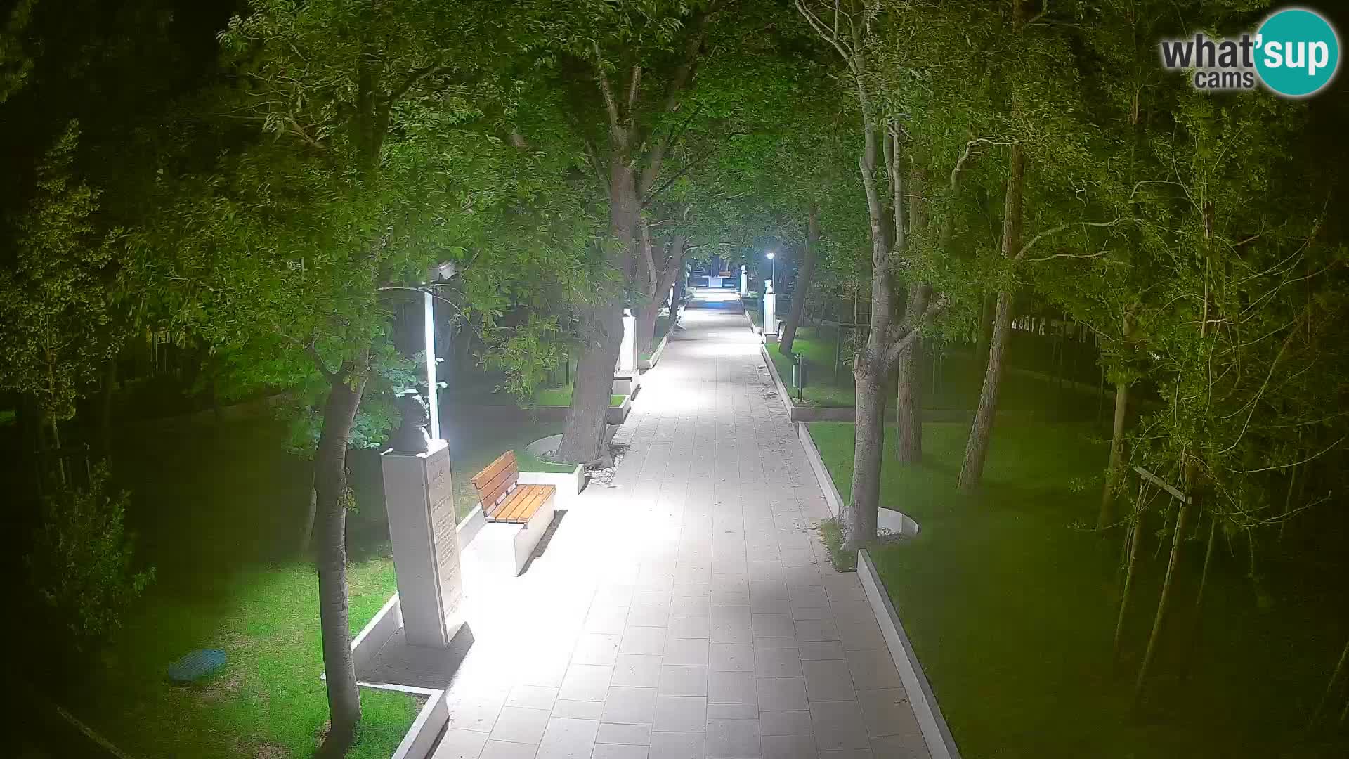 Webcam Schriftstellerpark Senj – Live am Meer