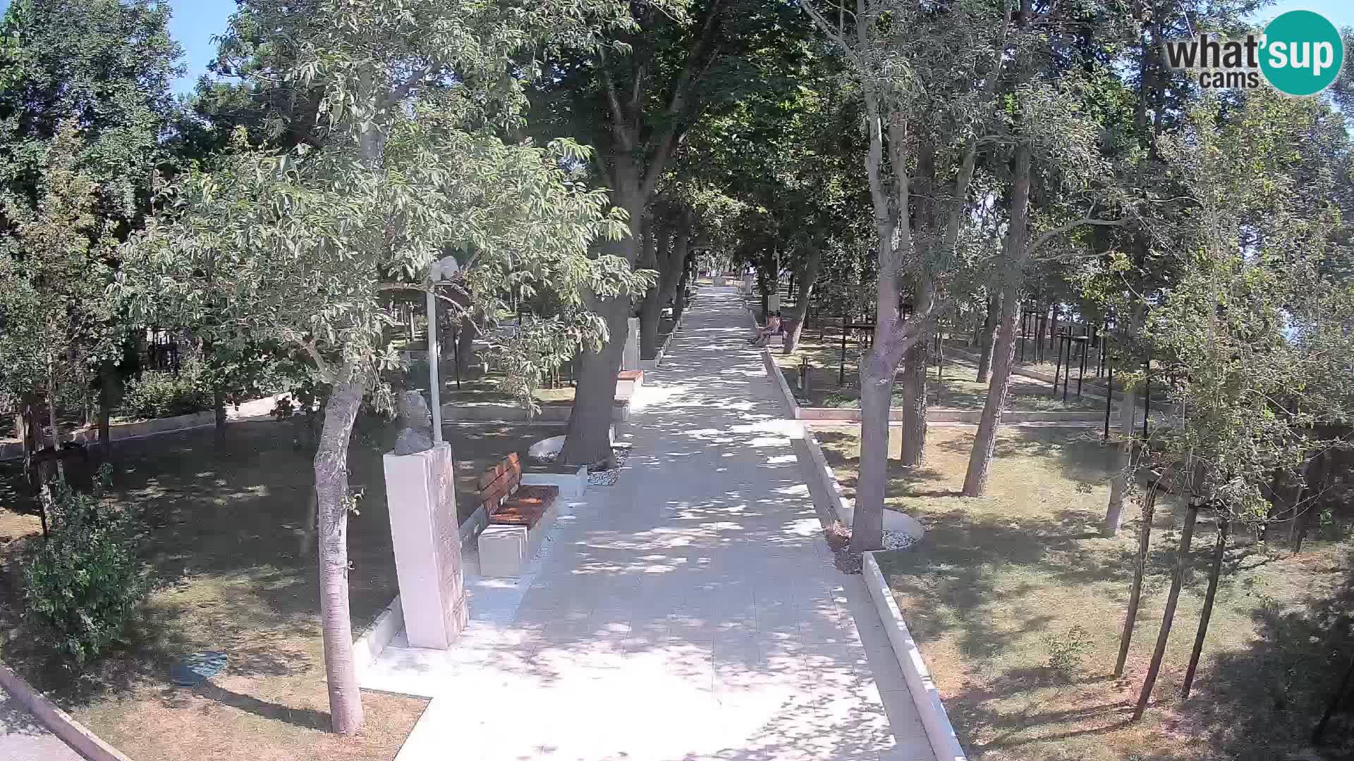 Webcam Schriftstellerpark Senj – Live am Meer