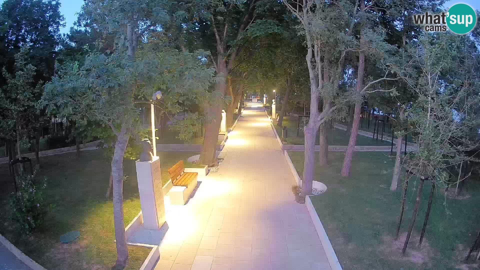 Writers’ Park Webcam Senj – Live by the Sea
