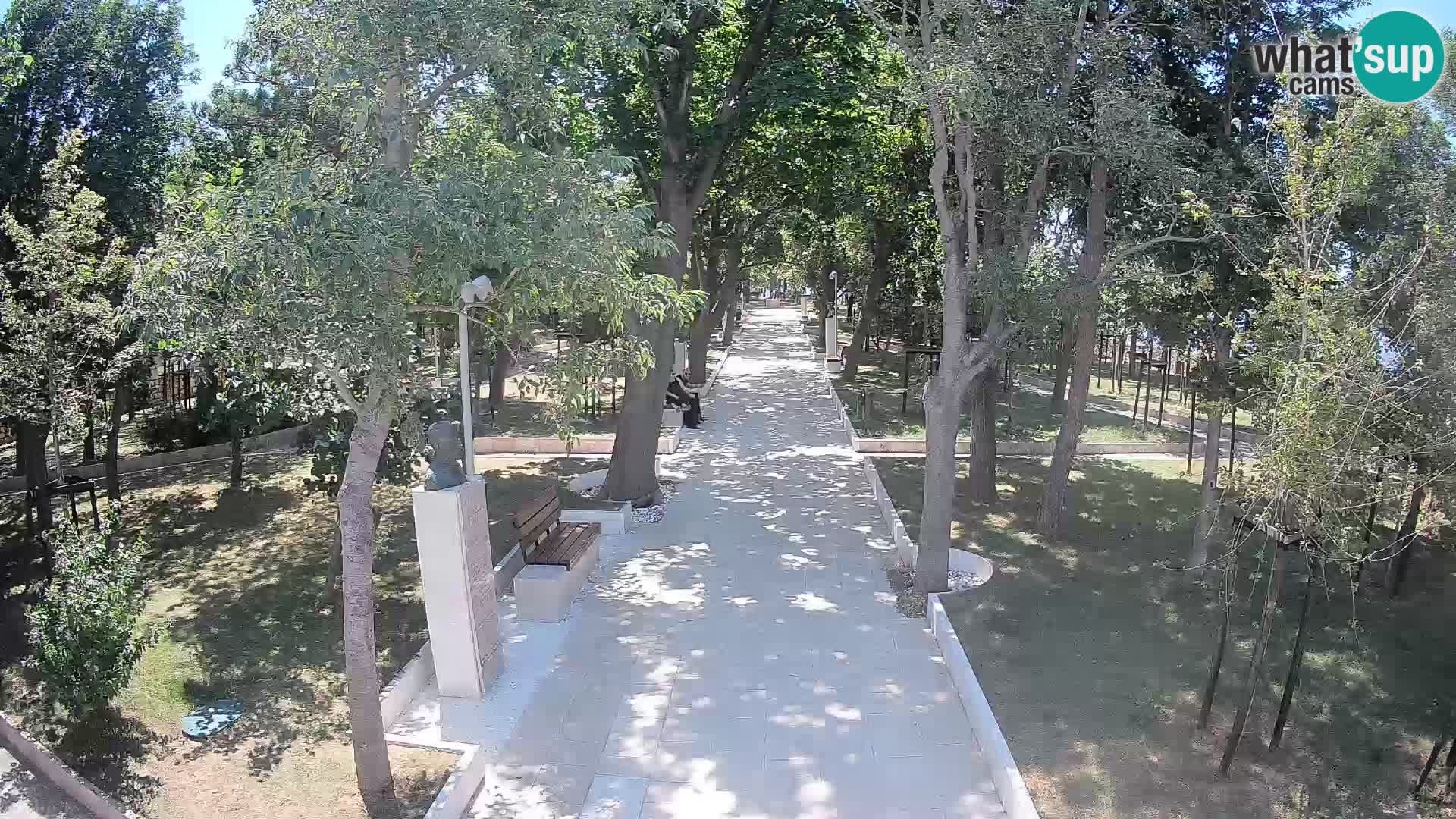 Writers’ Park Webcam Senj – Live by the Sea