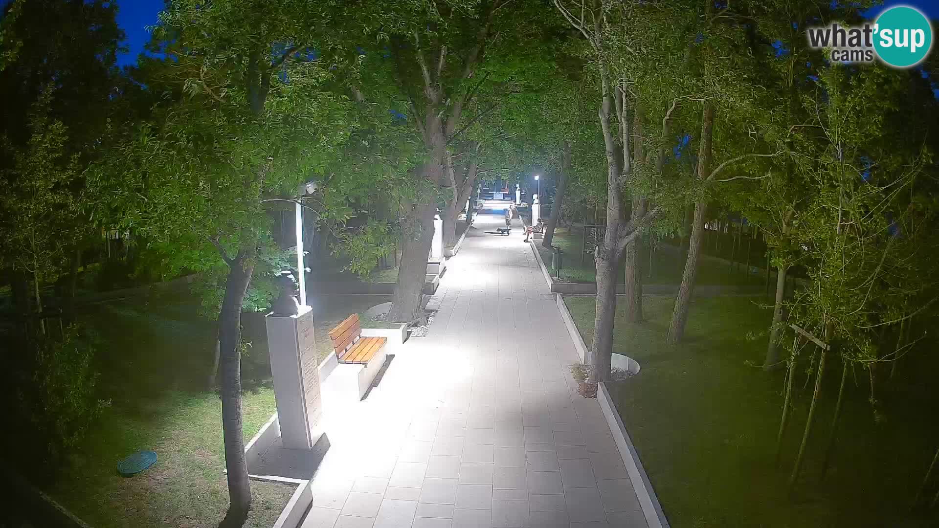 Writers’ Park Webcam Senj – Live by the Sea