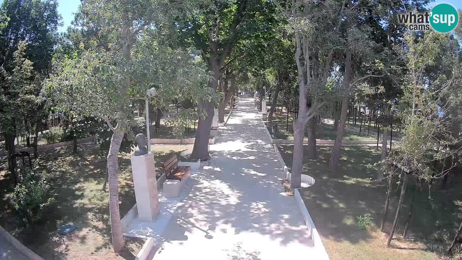Writers’ Park Webcam Senj – Live by the Sea