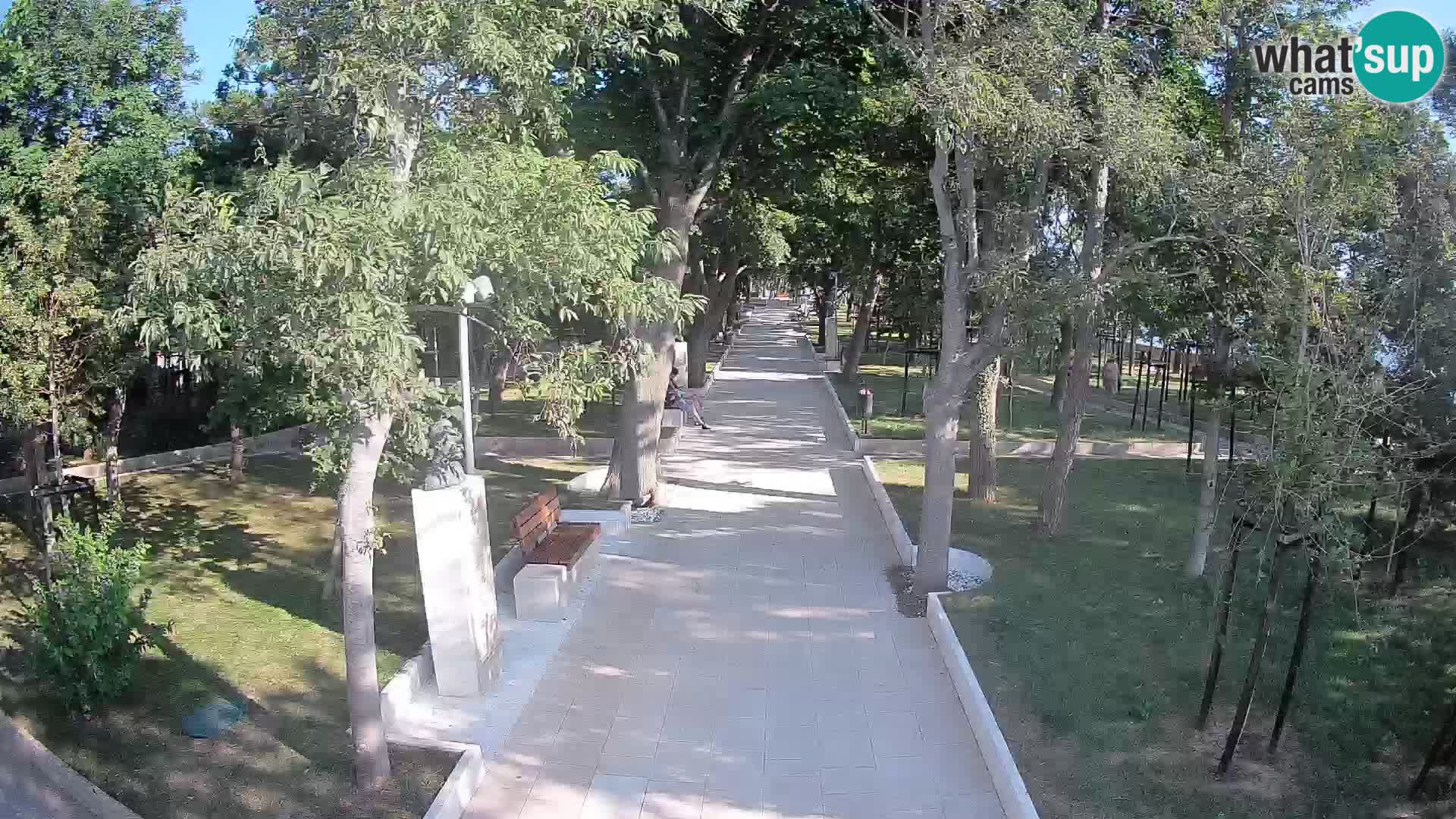 Webcam Schriftstellerpark Senj – Live am Meer
