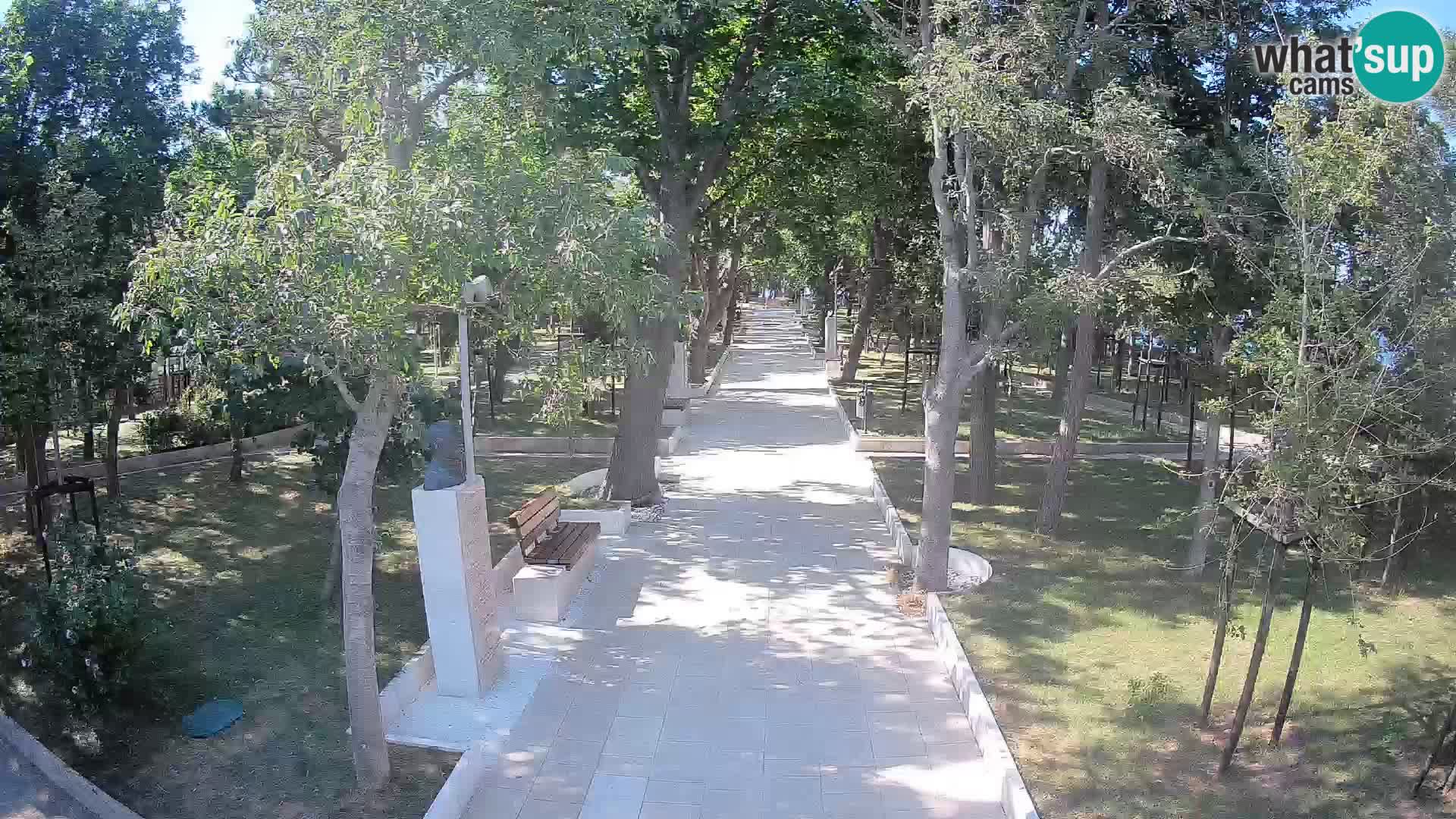 Webcam Schriftstellerpark Senj – Live am Meer