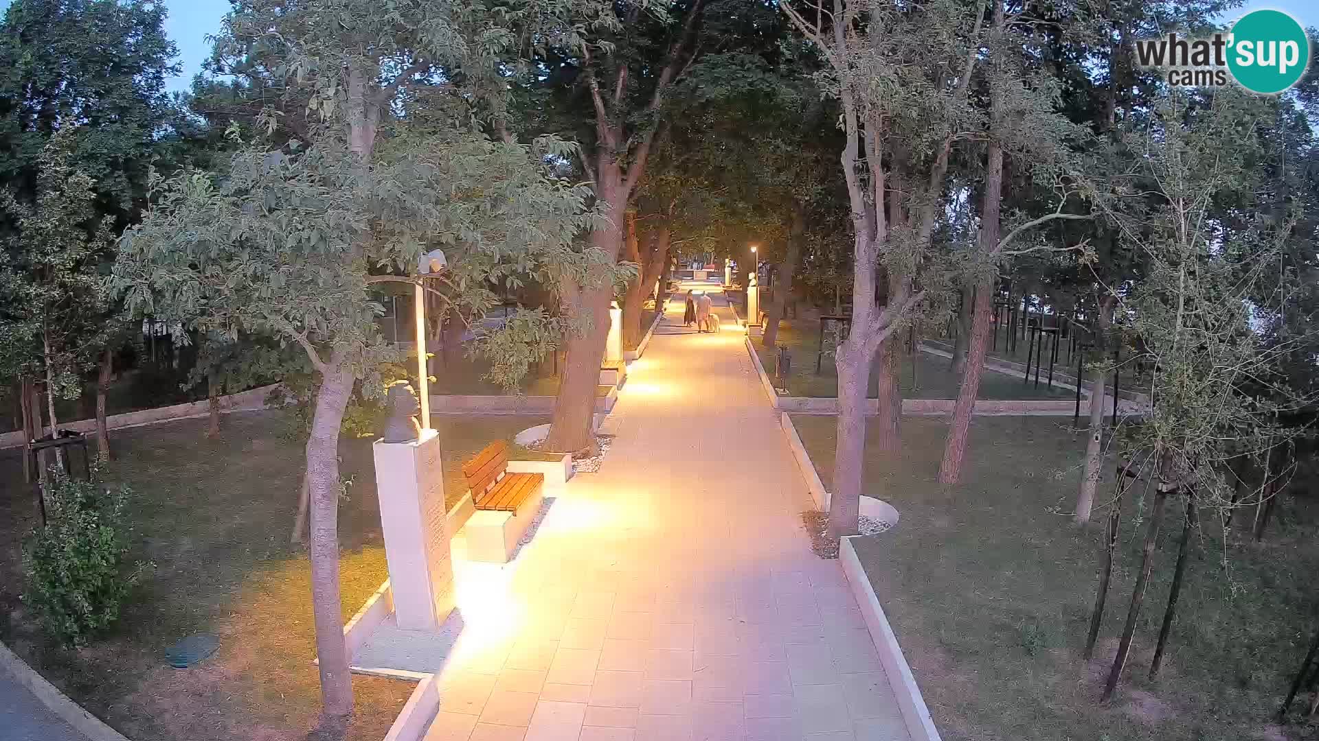 Writers’ Park Webcam Senj – Live by the Sea