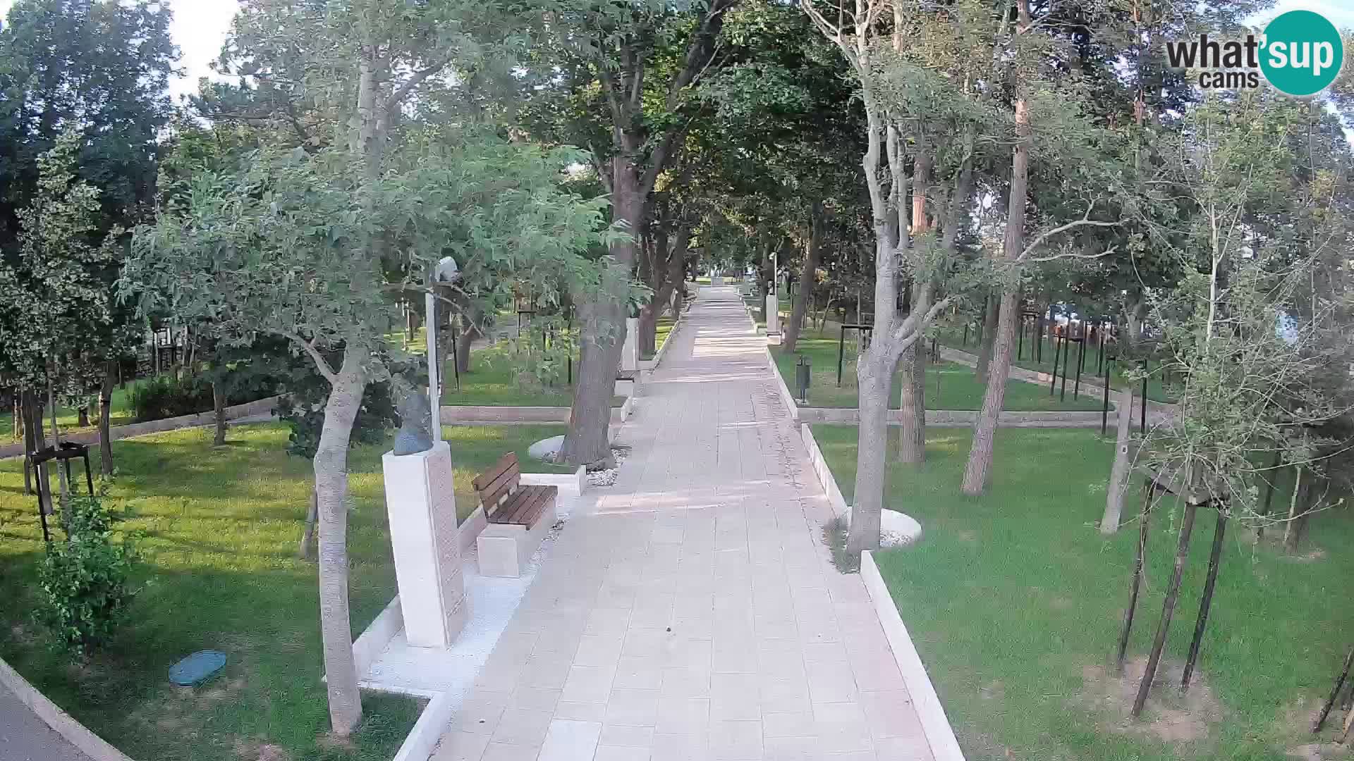 Webcam Schriftstellerpark Senj – Live am Meer