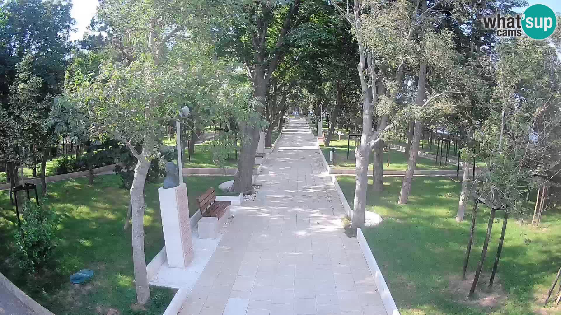 Webcam Schriftstellerpark Senj – Live am Meer