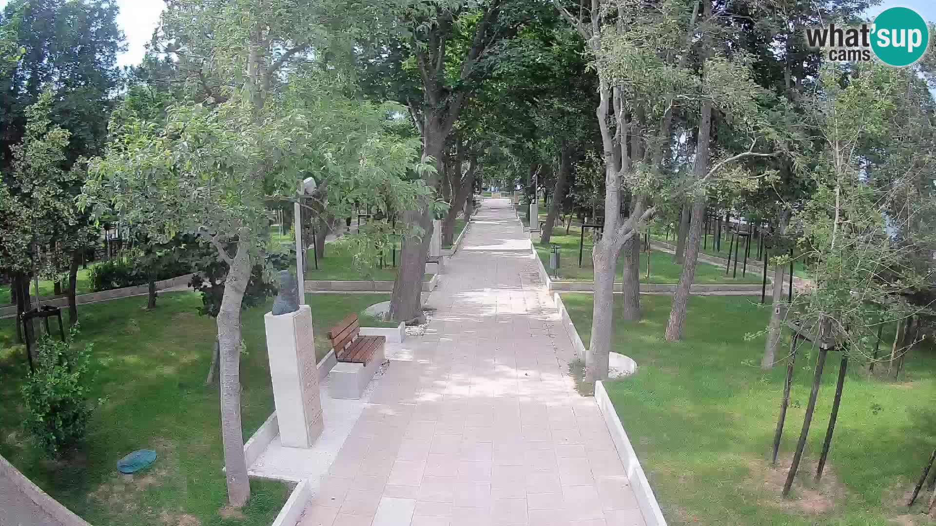 Webcam Schriftstellerpark Senj – Live am Meer