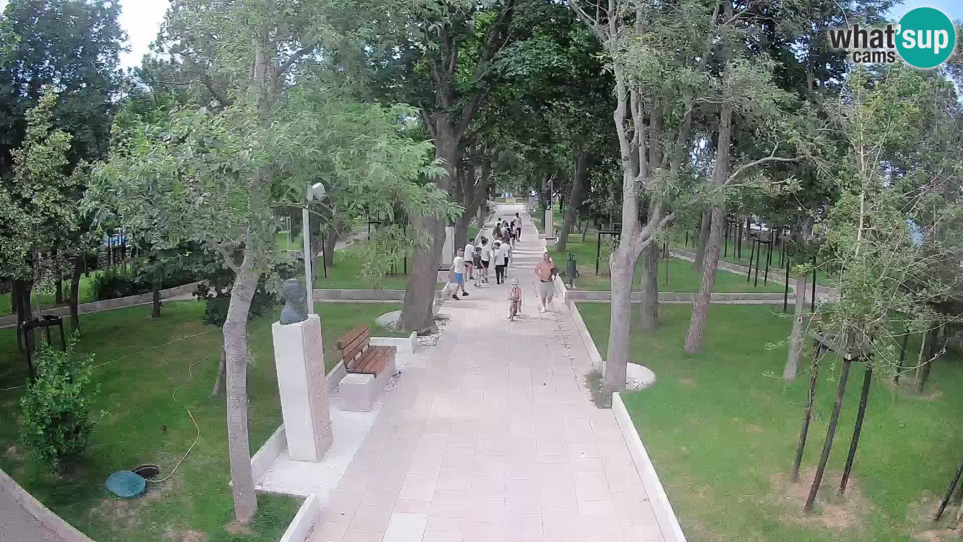 Writers’ Park Webcam Senj – Live by the Sea