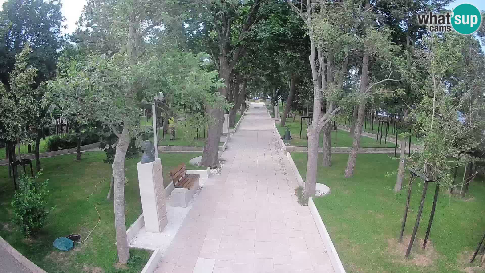 Writers’ Park Webcam Senj – Live by the Sea