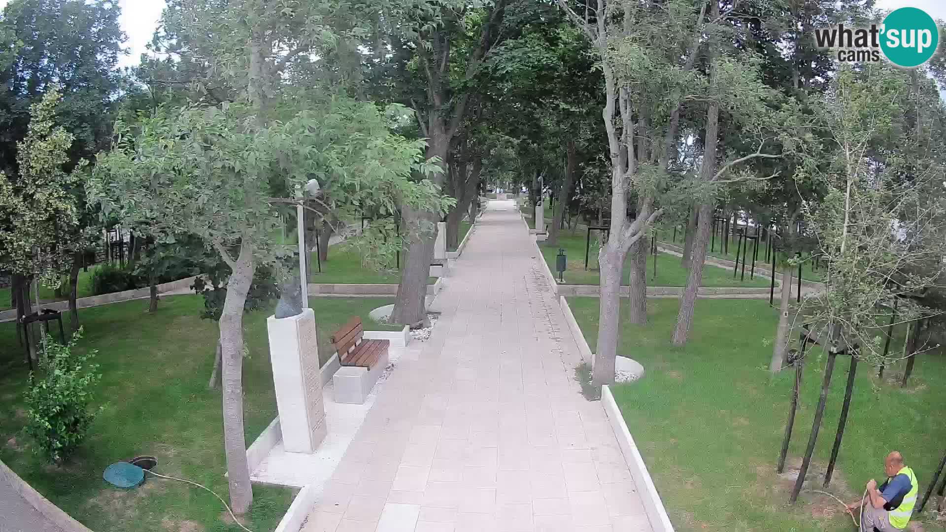 Writers’ Park Webcam Senj – Live by the Sea