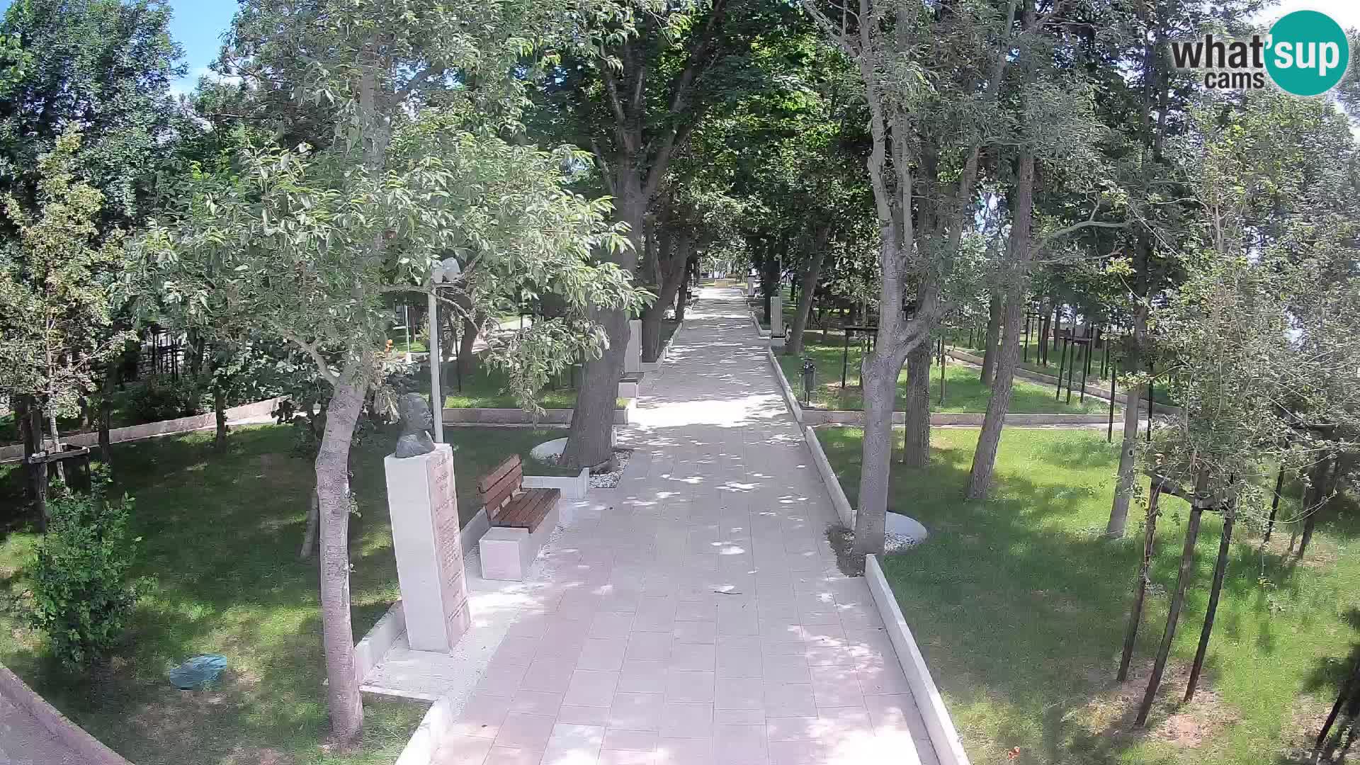 Writers’ Park Webcam Senj – Live by the Sea