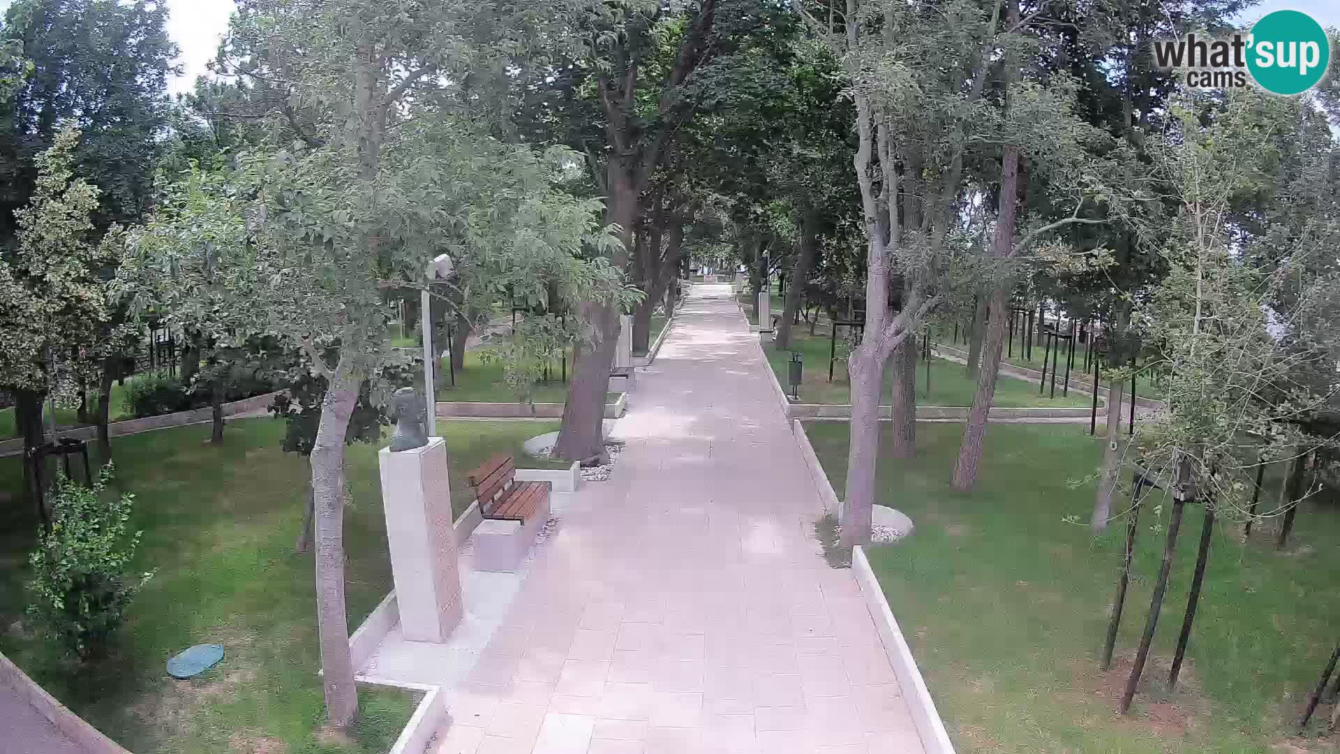 Writers’ Park Webcam Senj – Live by the Sea