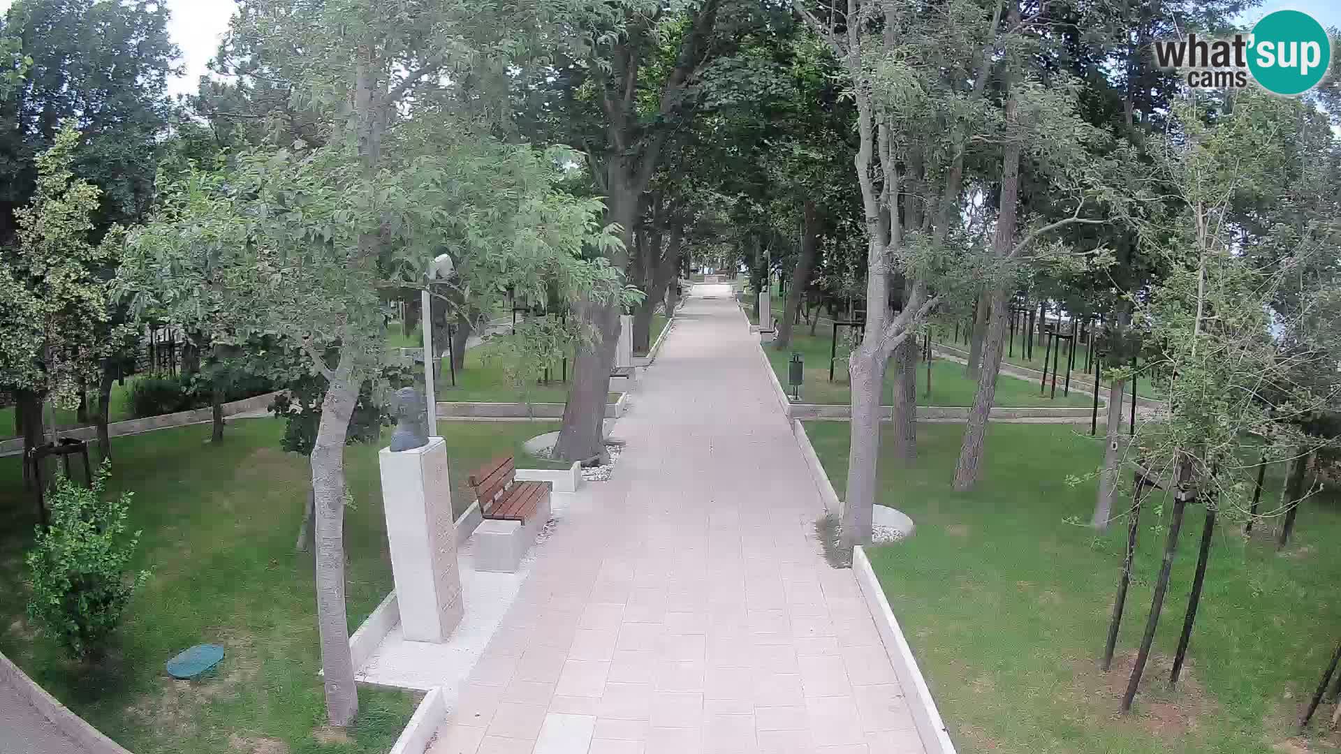 Writers’ Park Webcam Senj – Live by the Sea