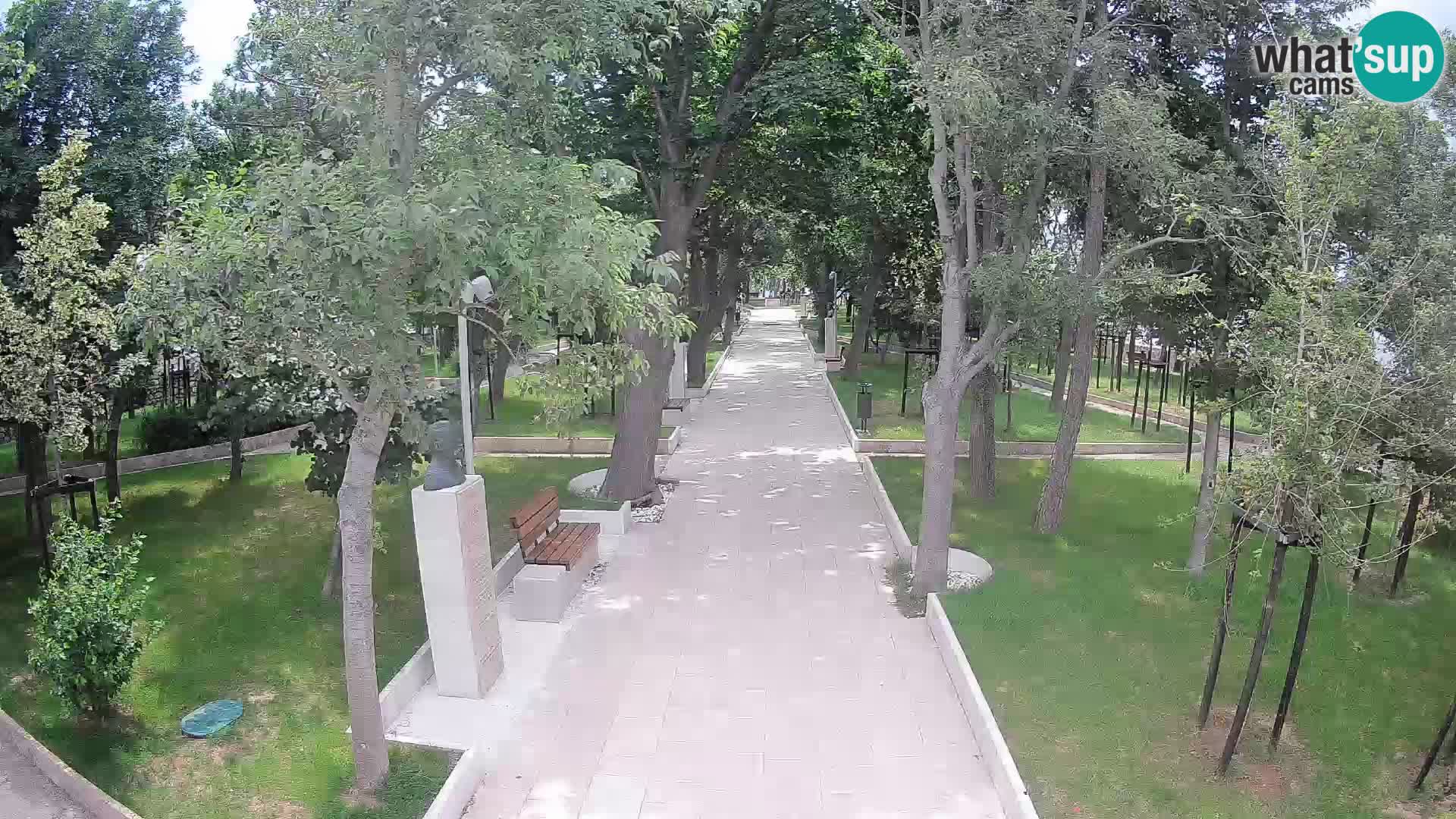 Writers’ Park Webcam Senj – Live by the Sea