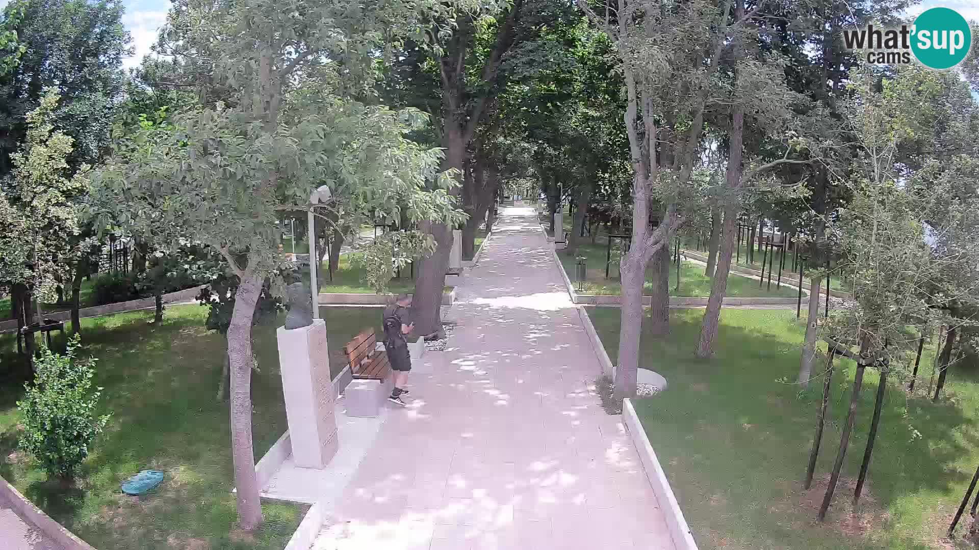 Writers’ Park Webcam Senj – Live by the Sea