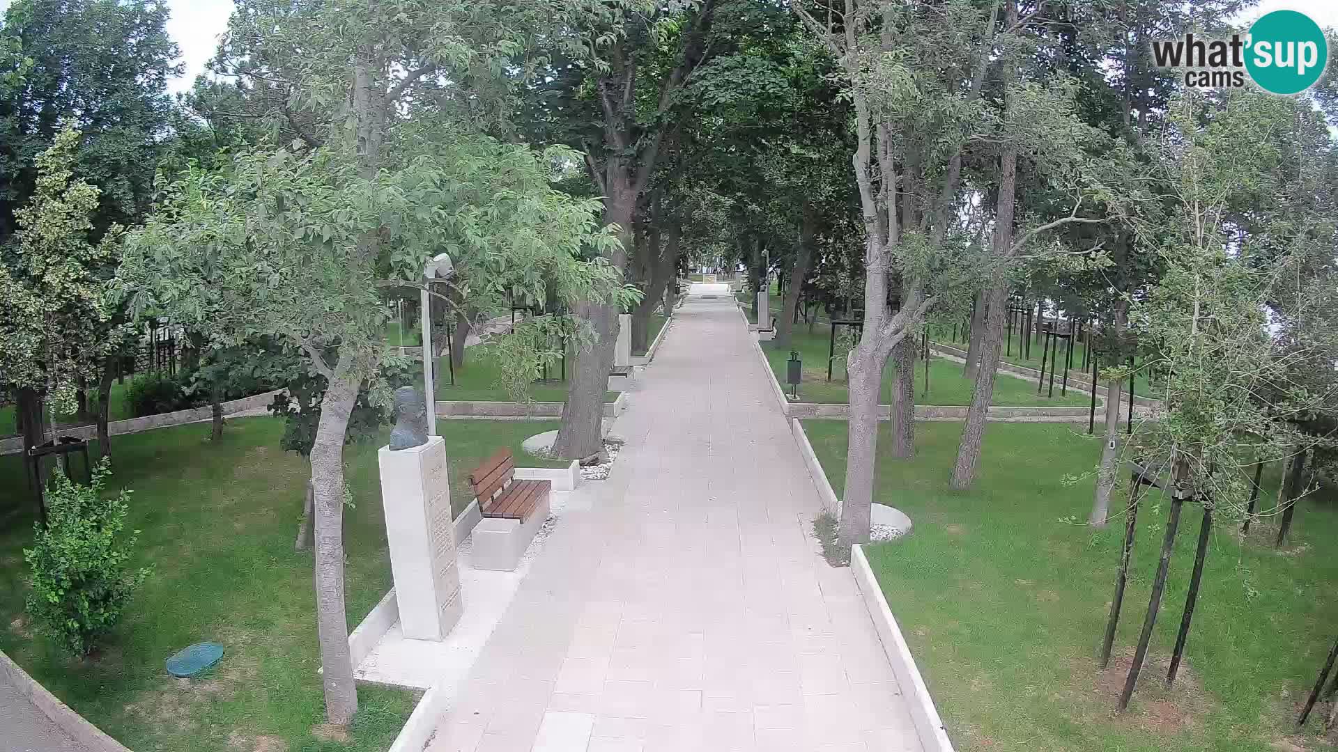 Writers’ Park Webcam Senj – Live by the Sea