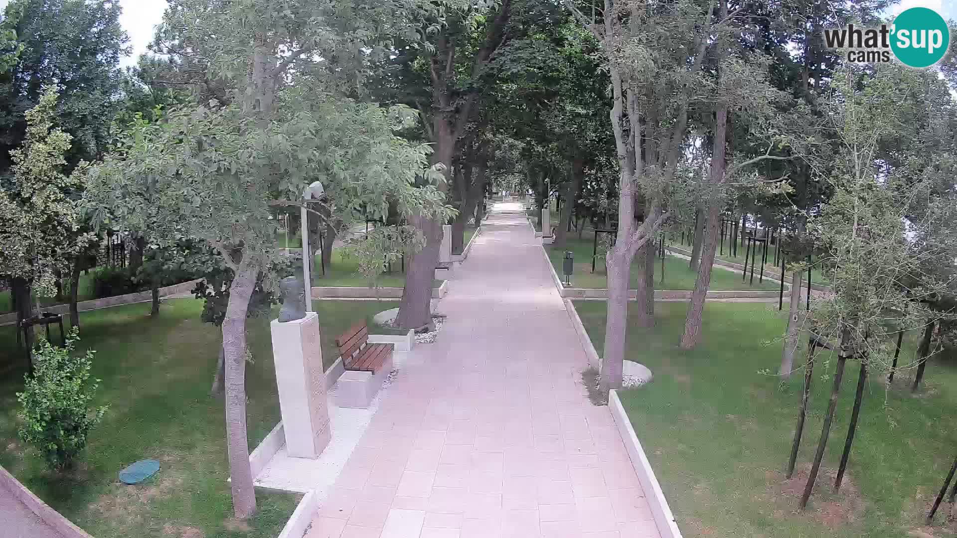 Writers’ Park Webcam Senj – Live by the Sea