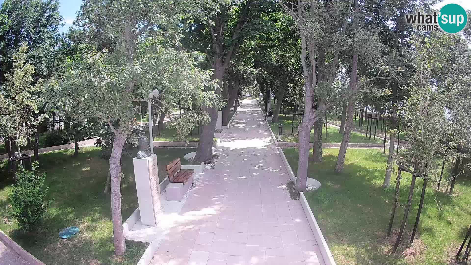 Writers’ Park Webcam Senj – Live by the Sea