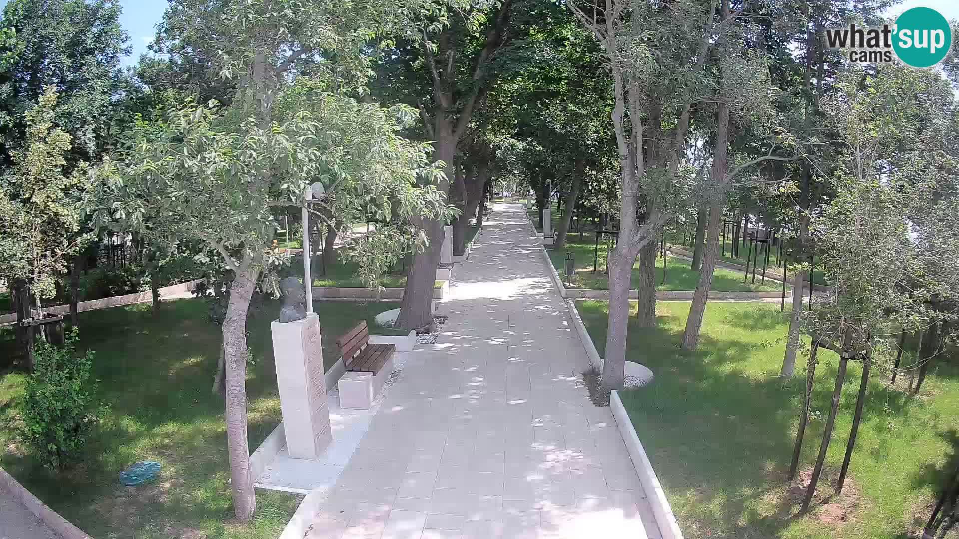 Writers’ Park Webcam Senj – Live by the Sea