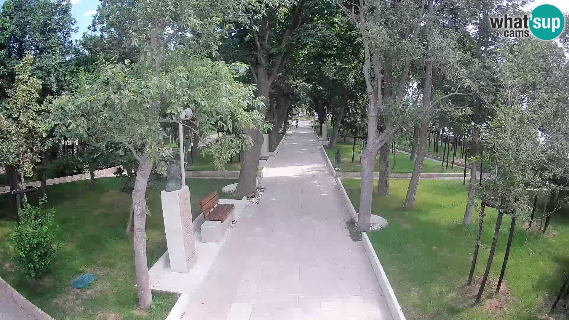 Writers’ Park Webcam Senj – Live by the Sea