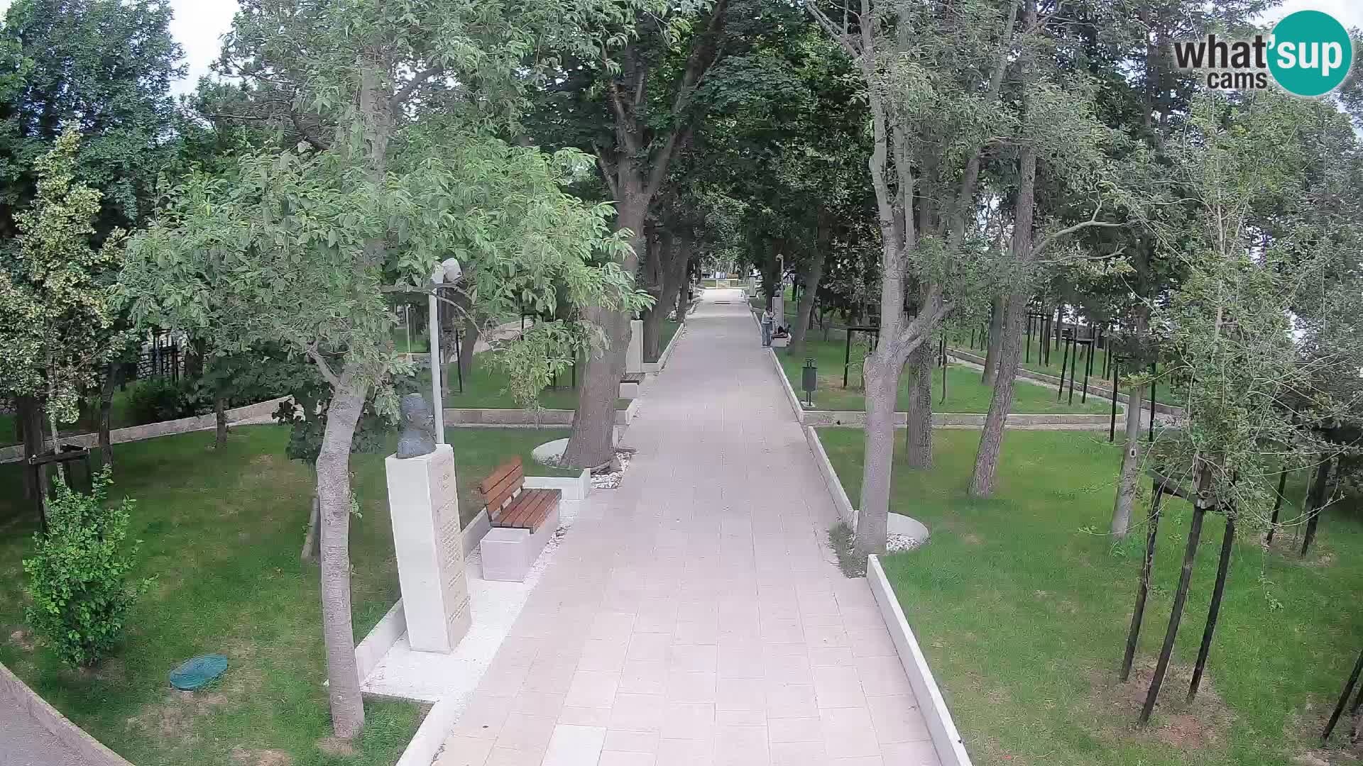 Writers’ Park Webcam Senj – Live by the Sea