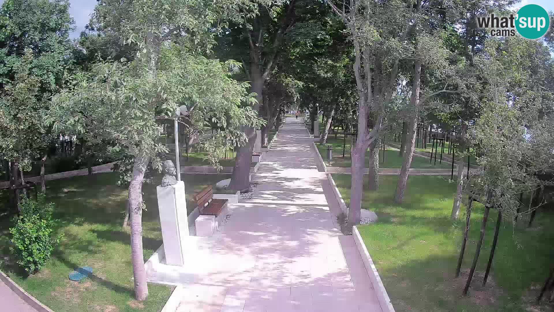 Writers’ Park Webcam Senj – Live by the Sea