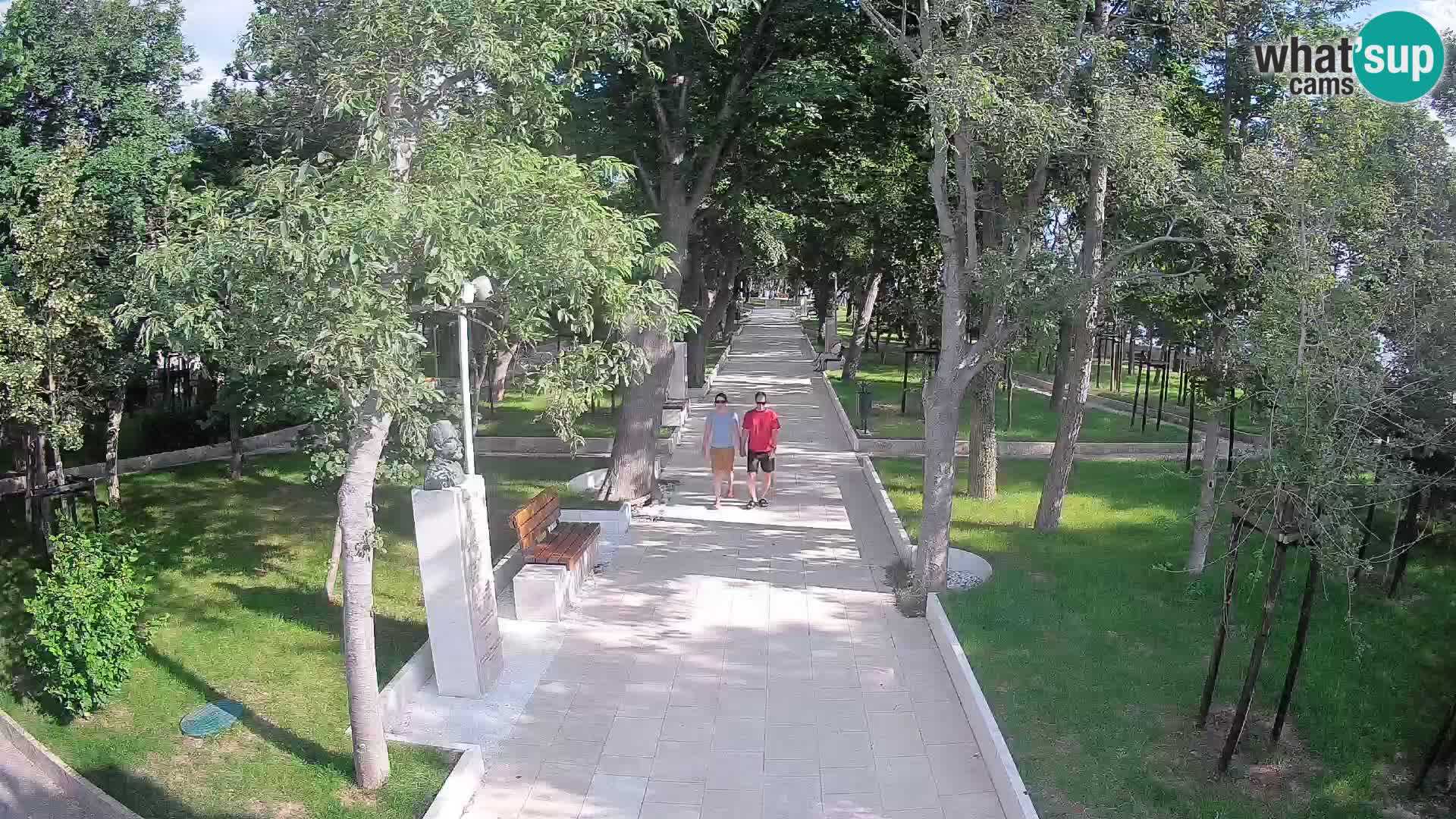 Writers’ Park Webcam Senj – Live by the Sea