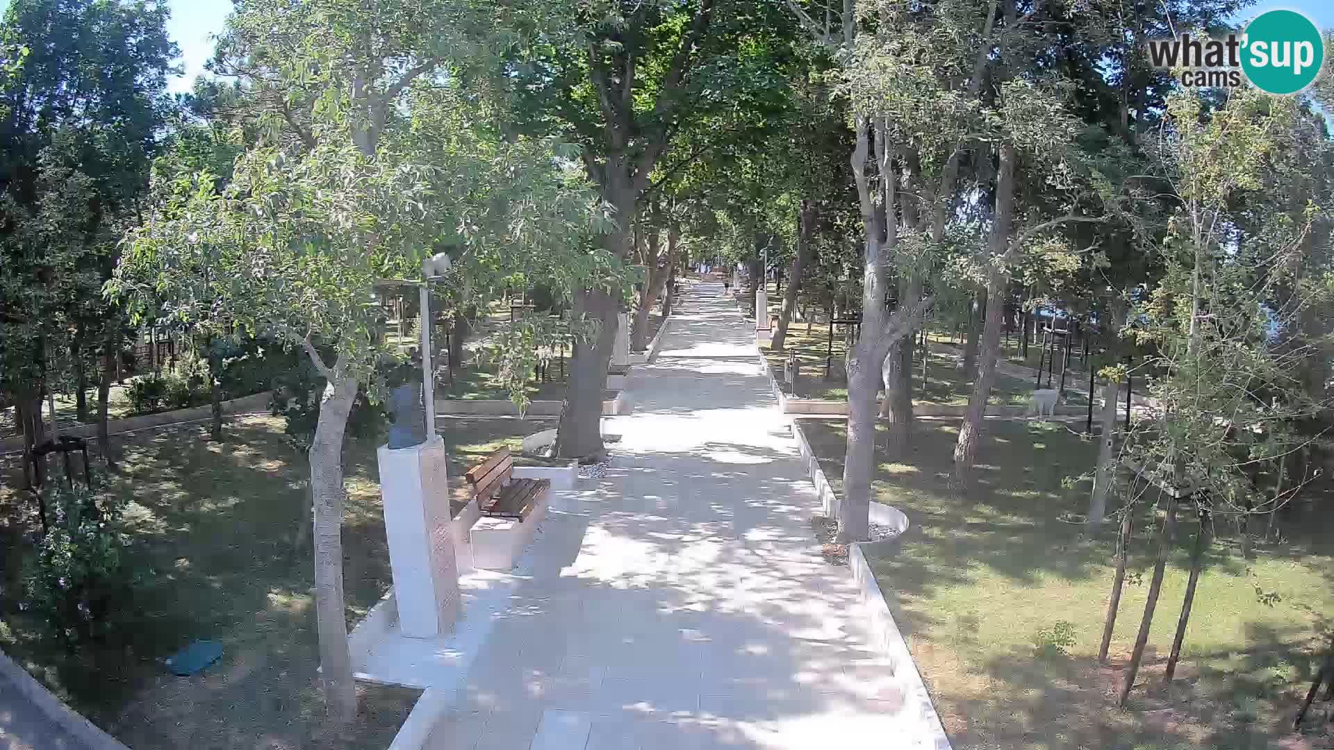 Writers’ Park Webcam Senj – Live by the Sea