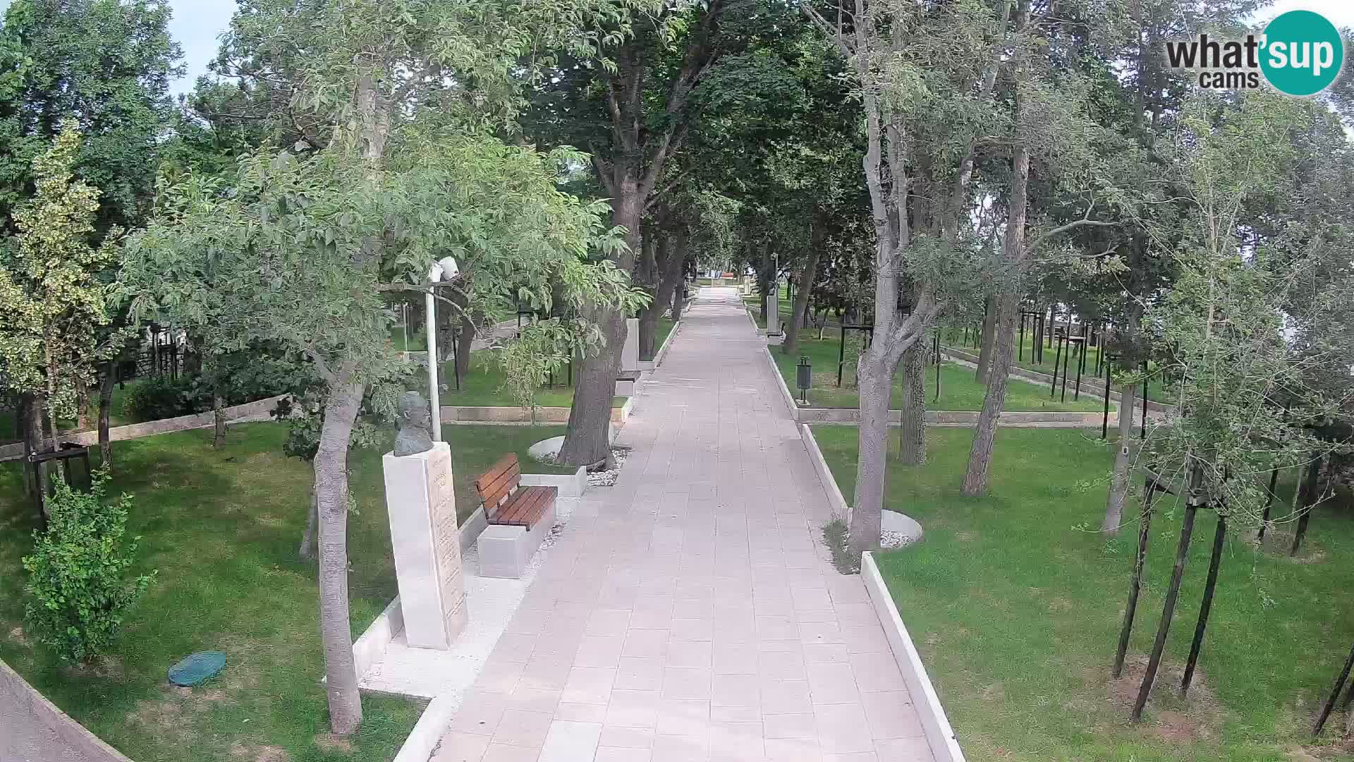 Writers’ Park Webcam Senj – Live by the Sea