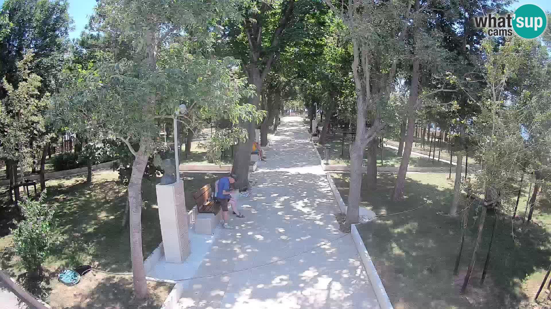 Writers’ Park Webcam Senj – Live by the Sea