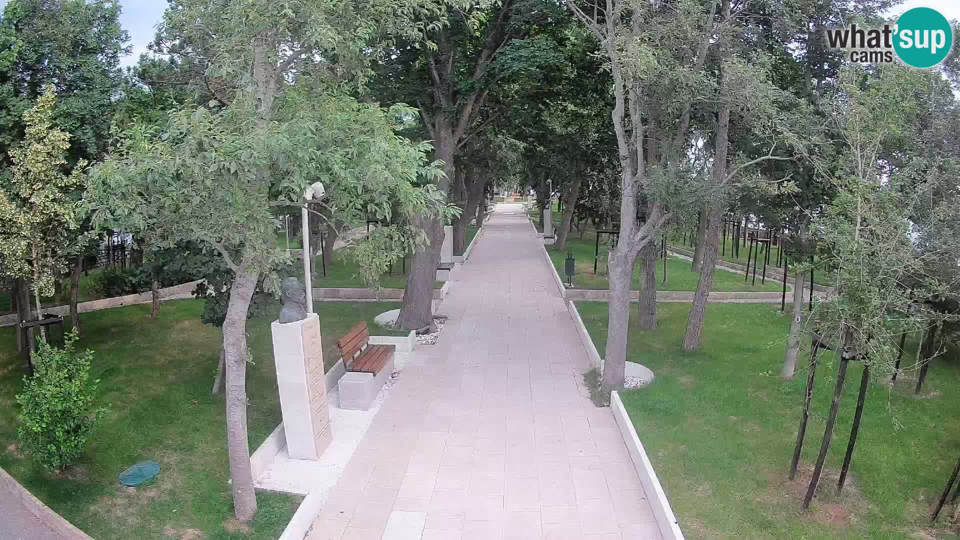 Webcam Schriftstellerpark Senj – Live am Meer