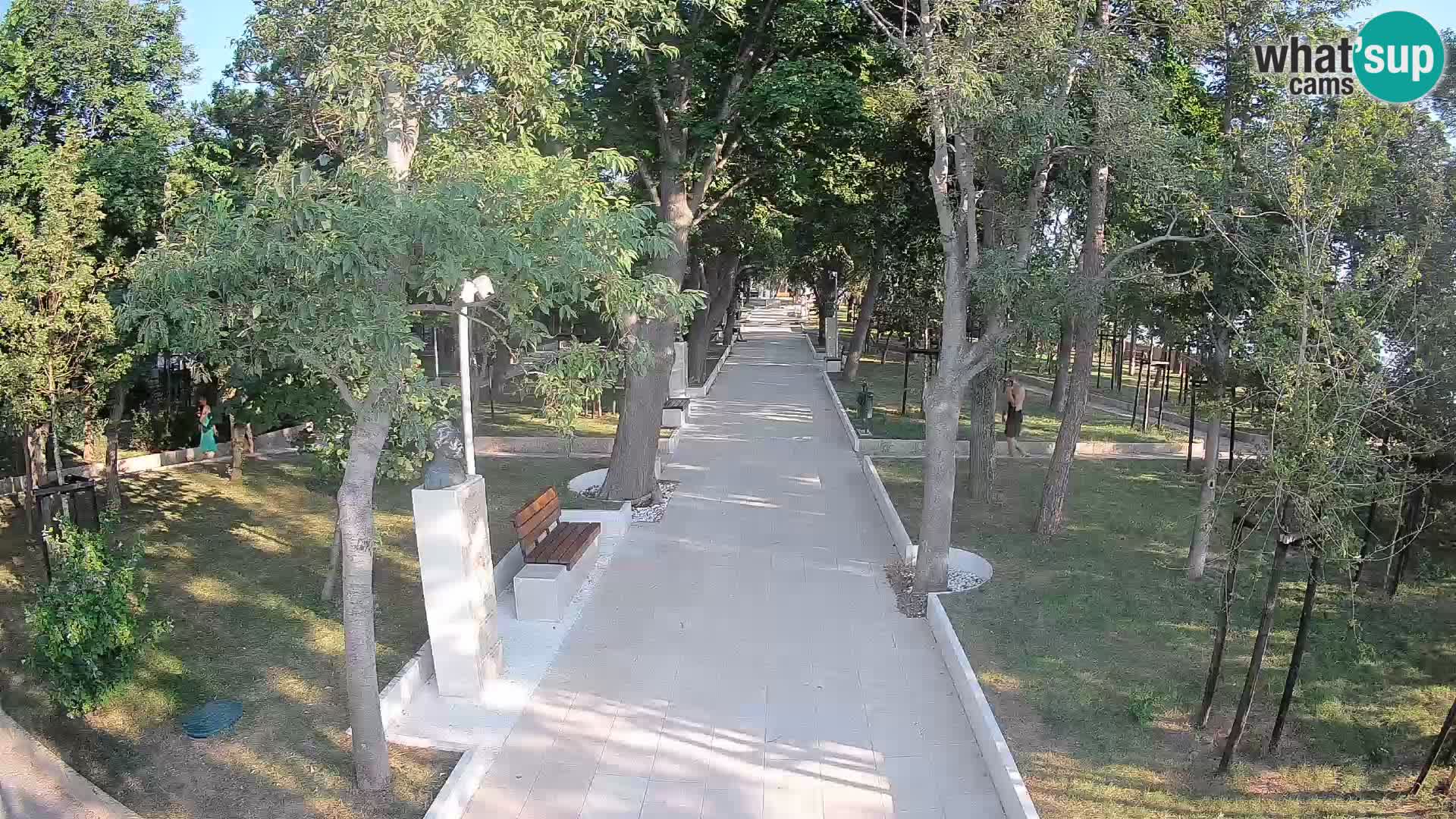 Writers’ Park Webcam Senj – Live by the Sea