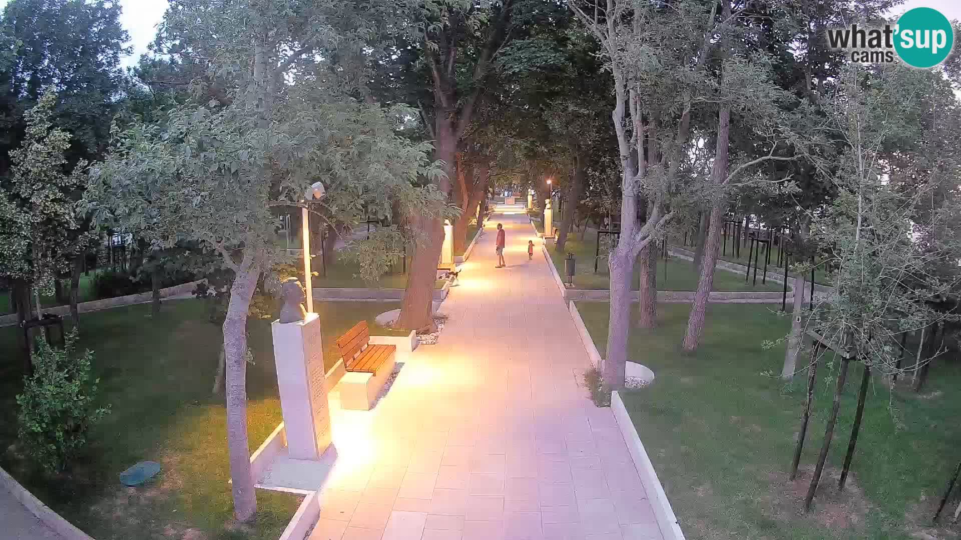 Writers’ Park Webcam Senj – Live by the Sea