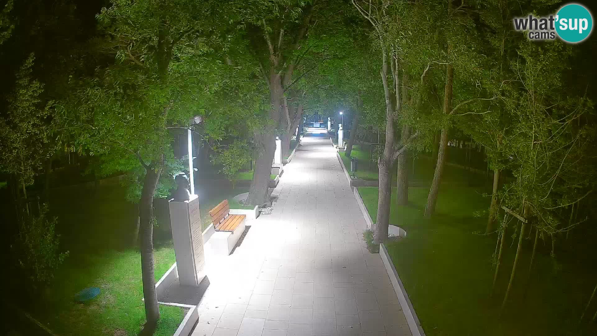 Writers’ Park Webcam Senj – Live by the Sea