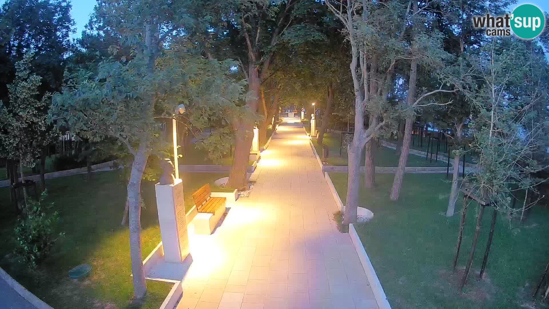 Writers’ Park Webcam Senj – Live by the Sea