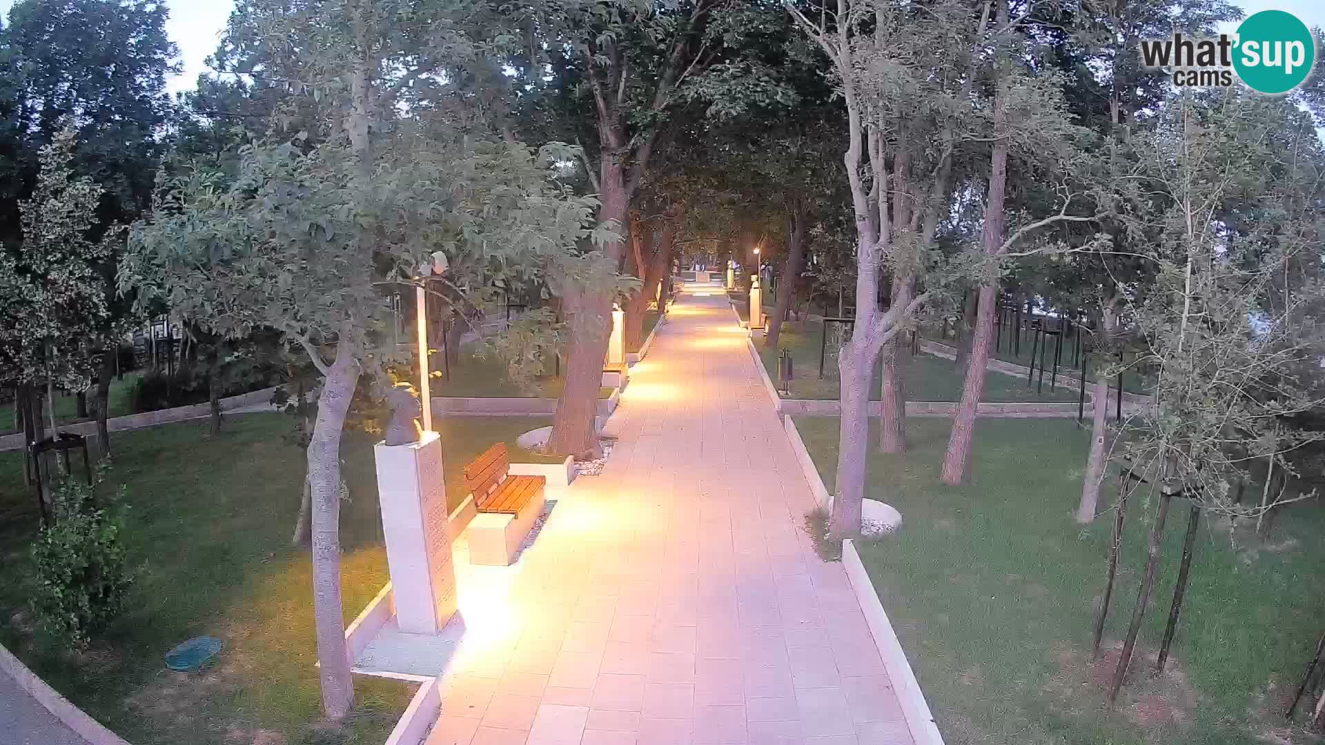 Writers’ Park Webcam Senj – Live by the Sea