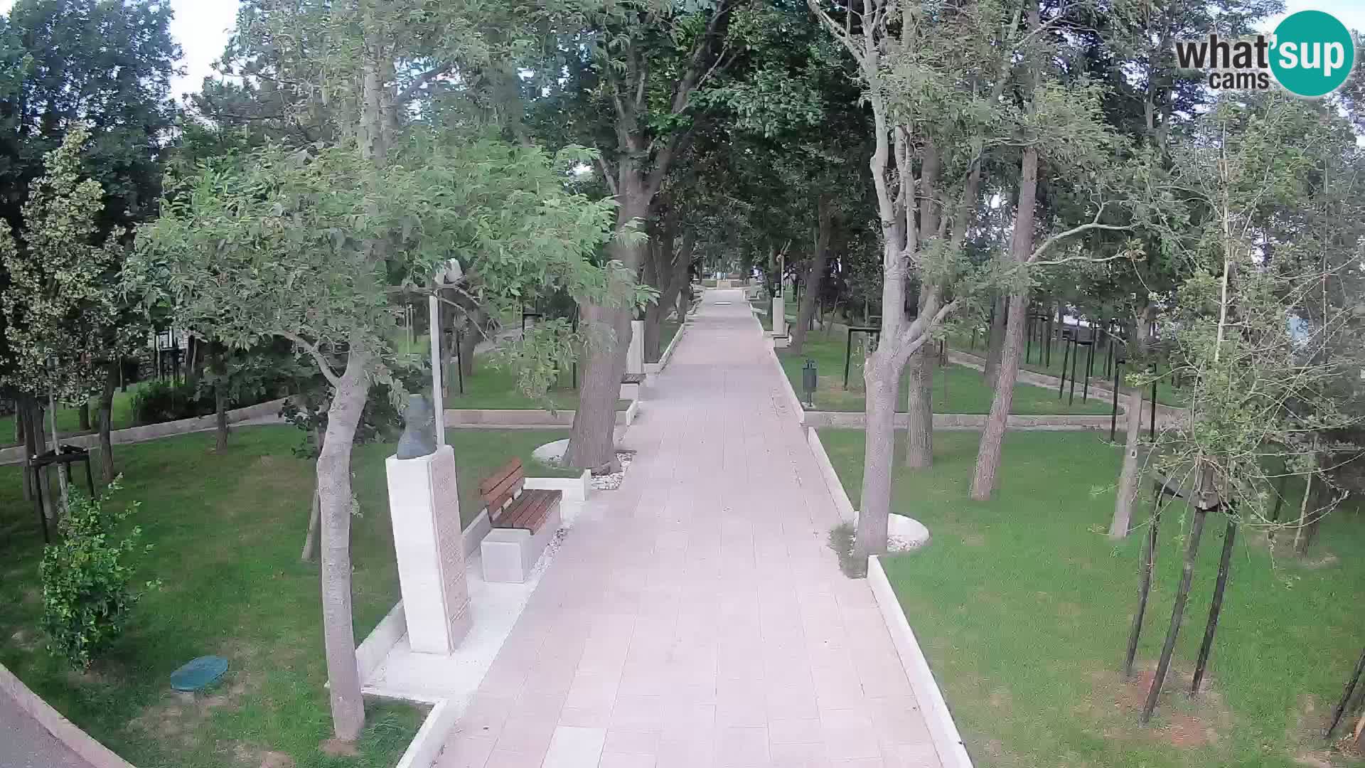 Writers’ Park Webcam Senj – Live by the Sea