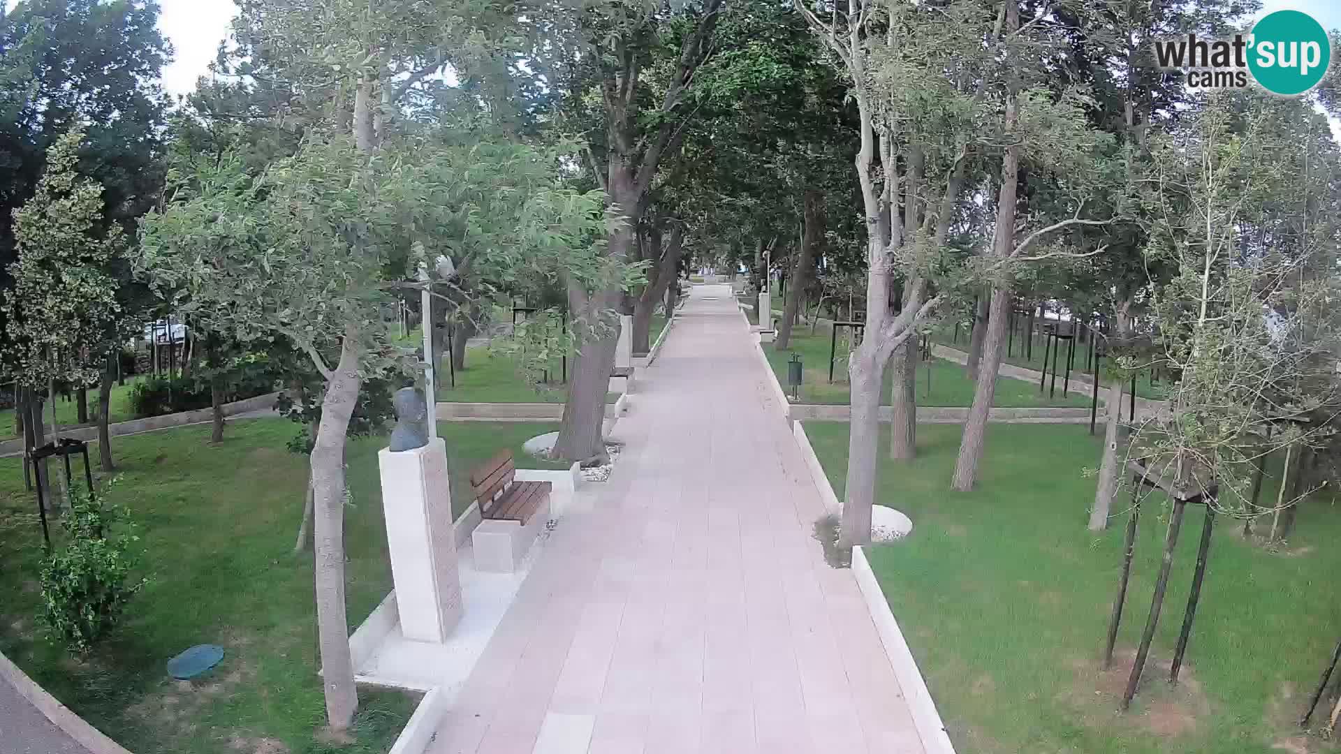 Writers’ Park Webcam Senj – Live by the Sea