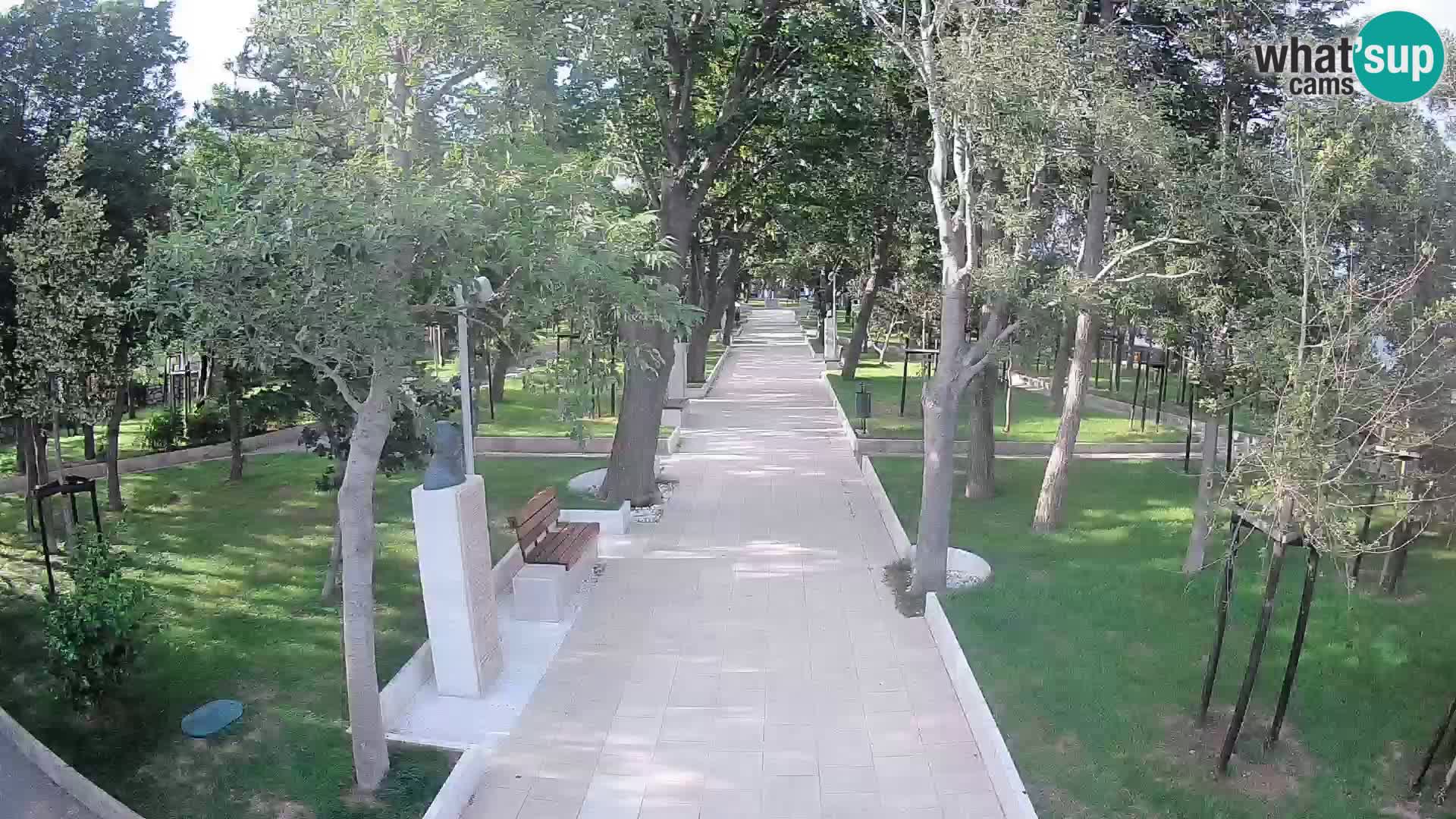 Writers’ Park Webcam Senj – Live by the Sea