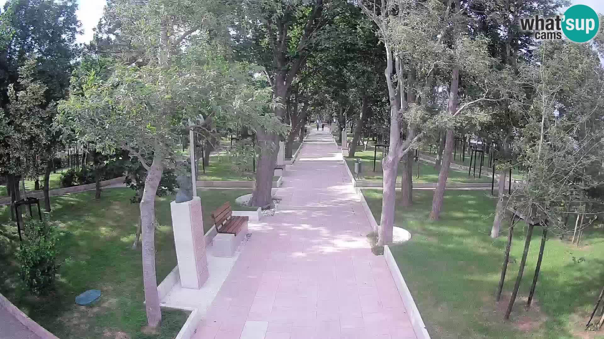 Writers’ Park Webcam Senj – Live by the Sea