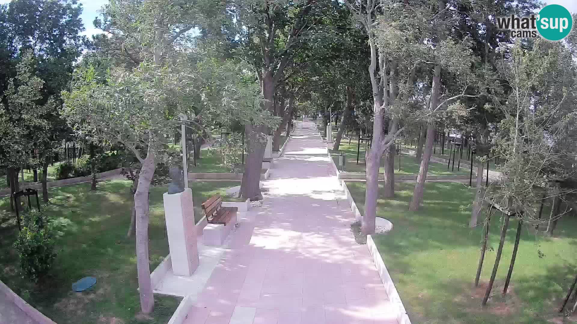 Writers’ Park Webcam Senj – Live by the Sea