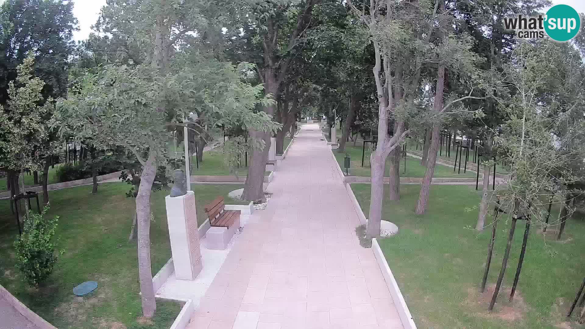 Writers’ Park Webcam Senj – Live by the Sea