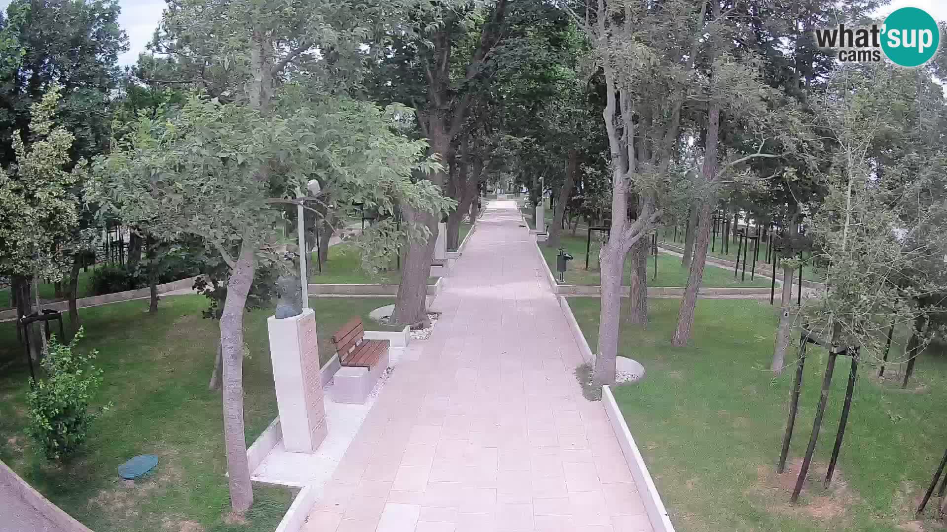 Writers’ Park Webcam Senj – Live by the Sea