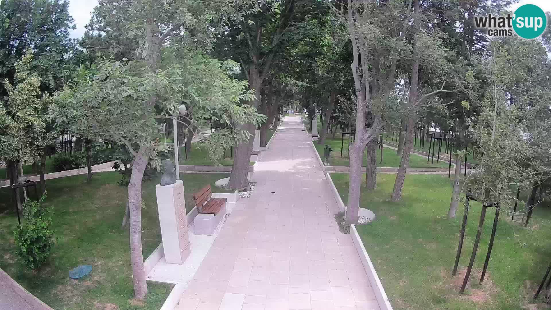 Webcam Schriftstellerpark Senj – Live am Meer