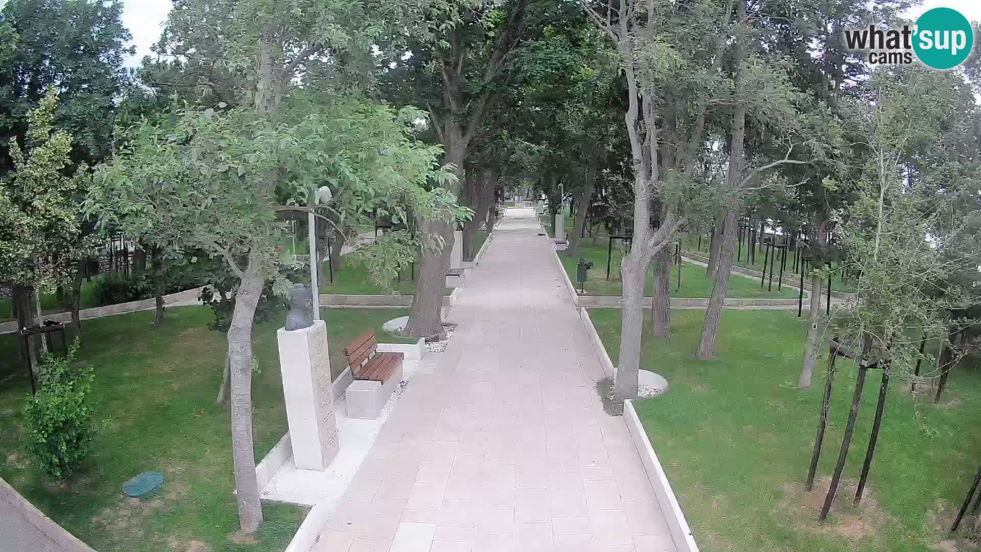 Writers’ Park Webcam Senj – Live by the Sea