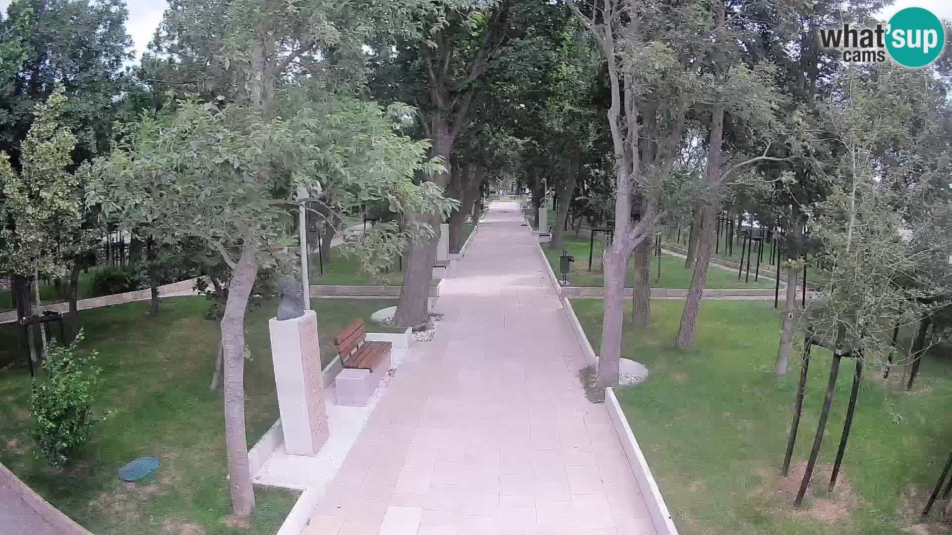 Writers’ Park Webcam Senj – Live by the Sea