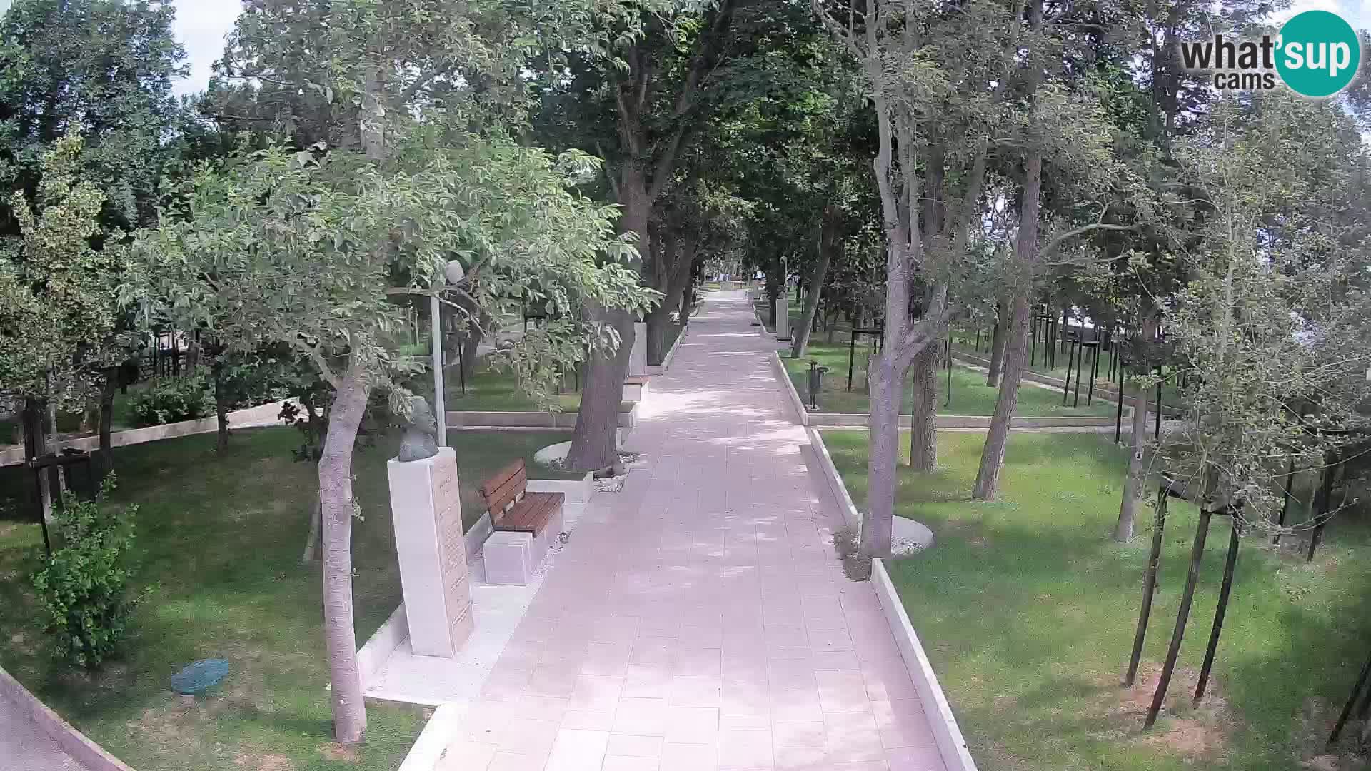 Writers’ Park Webcam Senj – Live by the Sea