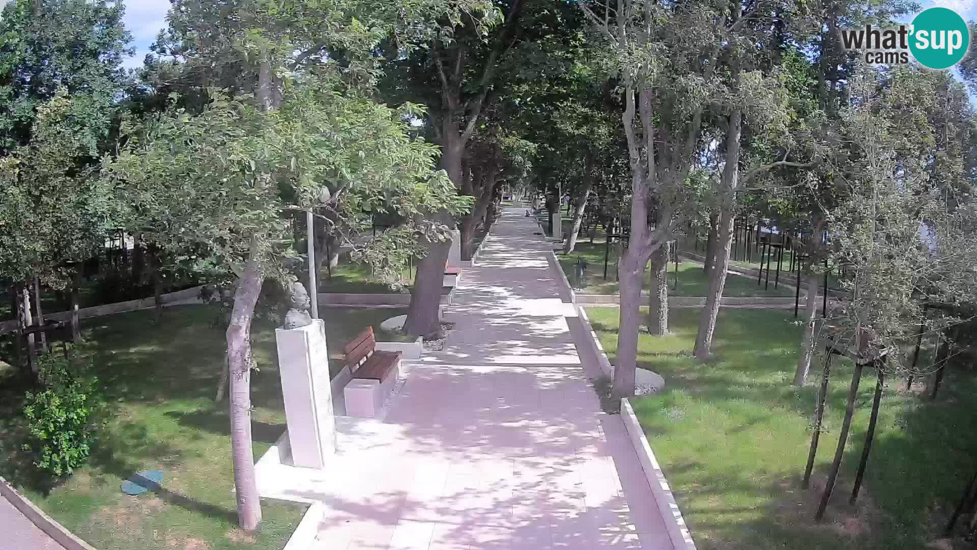 Writers’ Park Webcam Senj – Live by the Sea